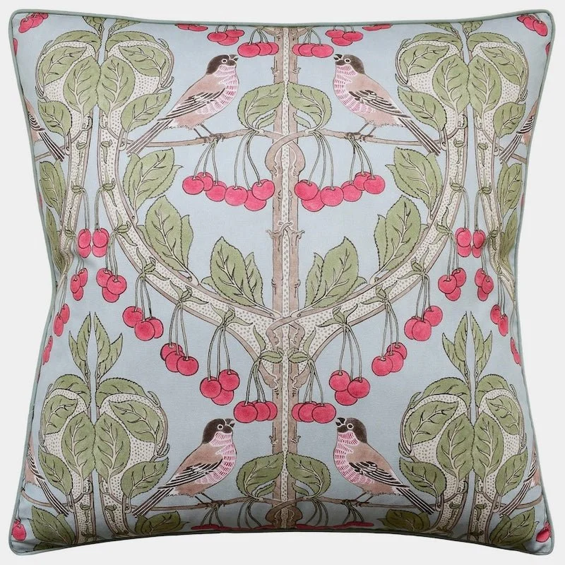 Pregnancy Pillows for Expectant MothersBirds & Cherries Soft Blue Decorative Pillow Ryan Studio Pregnancy Pillows for Expectant MothersBirds & Cherries Soft Blue Decorative Pillow Ryan Studio