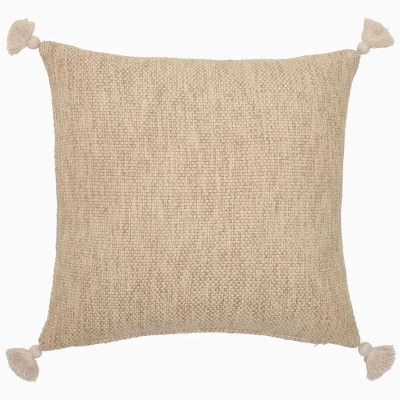 Adjustable Pillows for Customized ComfortWoven Sand Throw Pillow by John Robshaw