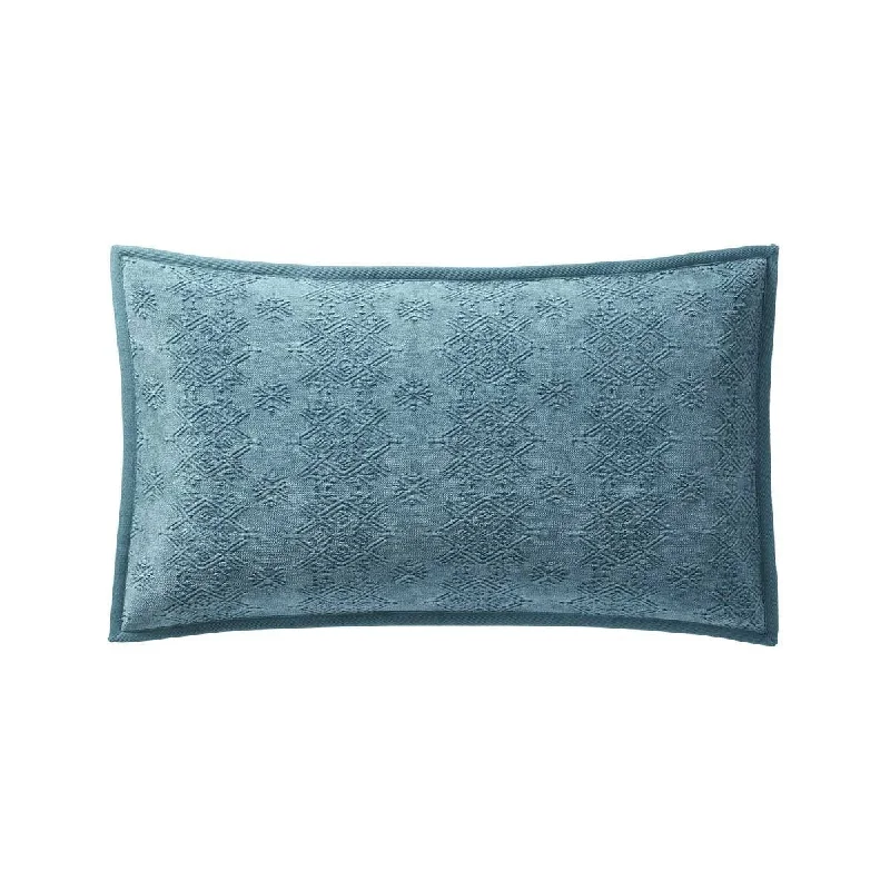 Feather Pillows for a Luxurious SleepSyracuse Turquoise Lumbar Pillow by Iosis