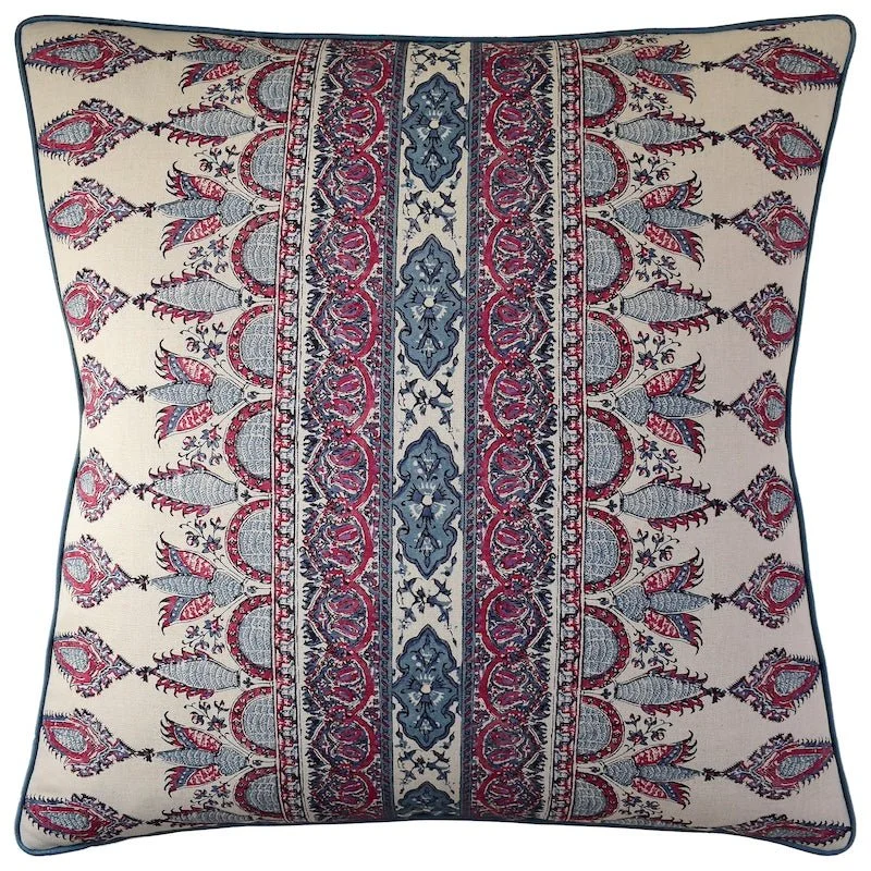 Firm Pillows for Side SleepersAkola Stripe Raspberry and Natural Throw Pillow by Ryan Studio Firm Pillows for Side SleepersAkola Stripe Raspberry and Natural Throw Pillow by Ryan Studio