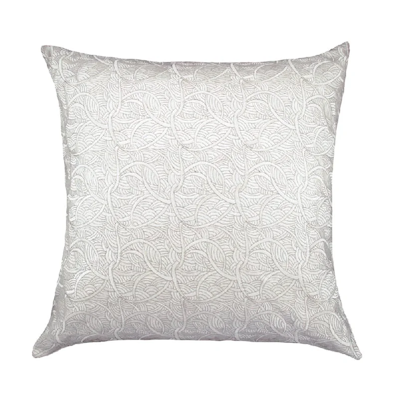 Square Pillows for Modern Home DecorLa Sirene Soft Gold Pillow by Ann Gish