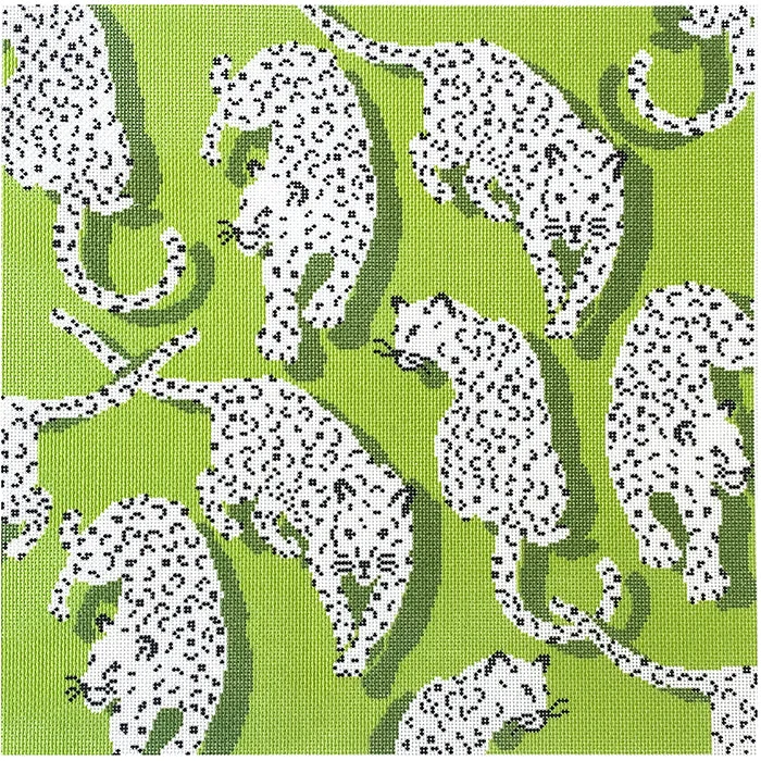 Cooling Pillows for Hot SleepersLeopard Pillow - Green Canvas