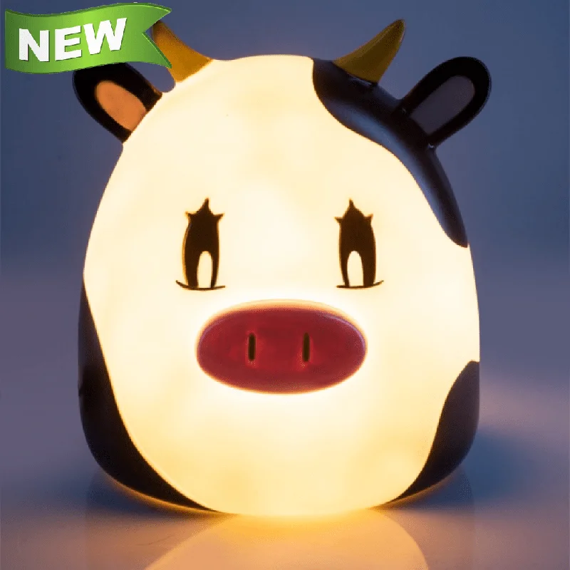 Salt Lamps for Guest Rooms to Add a Cozy TouchSmoosho's Pals Cow Table Lamp Night Light