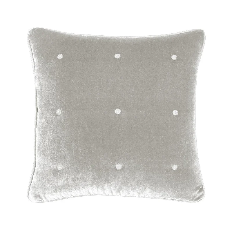 Pregnancy Pillows for Expectant MothersCocon Platine Velvet Pillow by Yves Delorme