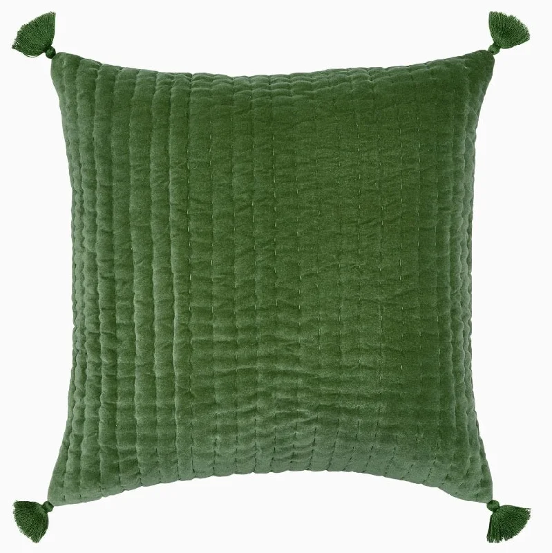 Feather Pillows for a Luxurious SleepVelvet Moss Decorative Pillow by John Robshaw