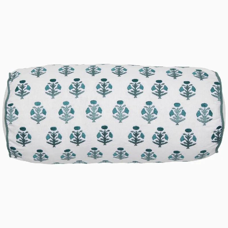 Pregnancy Pillows for Expectant MothersMyrthi Peacock Round Bolster Pillow by John Robshaw Pregnancy Pillows for Expectant MothersMyrthi Peacock Round Bolster Pillow by John Robshaw