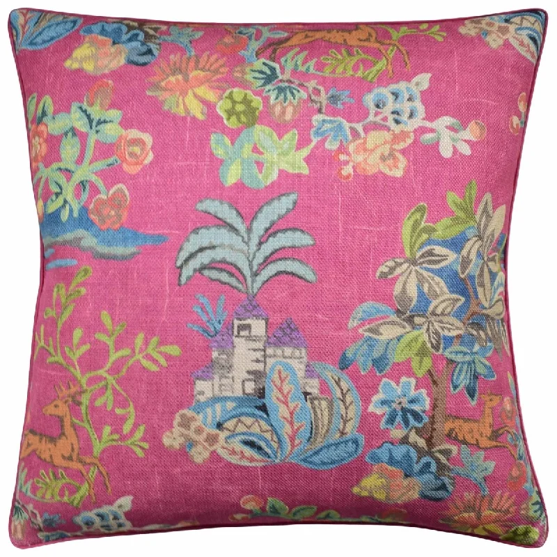 Firm Pillows for Side SleepersKnight's Tale Fuchsia Decorative Pillow Ryan Studio