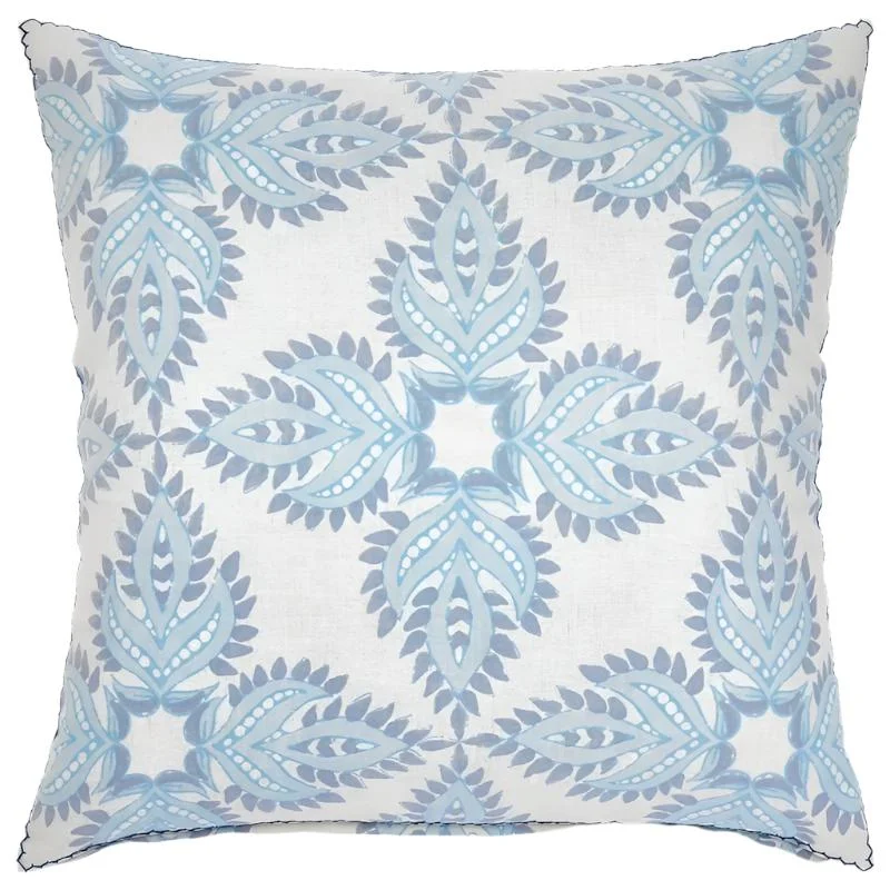 Cooling Pillows for Hot SleepersVerdin Dasati Lapis Euro Pillow by John Robshaw