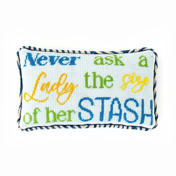 Bolster Pillows for Sofa DecorationNever Ask a Lady the Size of Her Stash Kit