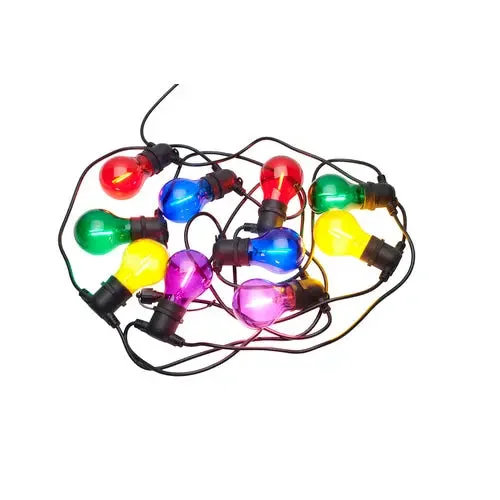 String Lights for Restaurant Outdoor SeatingSirius Tobias Festival Lights Supplement Set, Multicolor