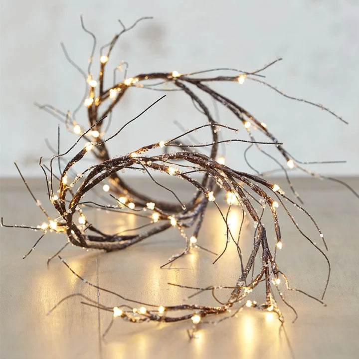 Waterproof String Lights for Patio DecorG3937020 Iced Lighted Garland