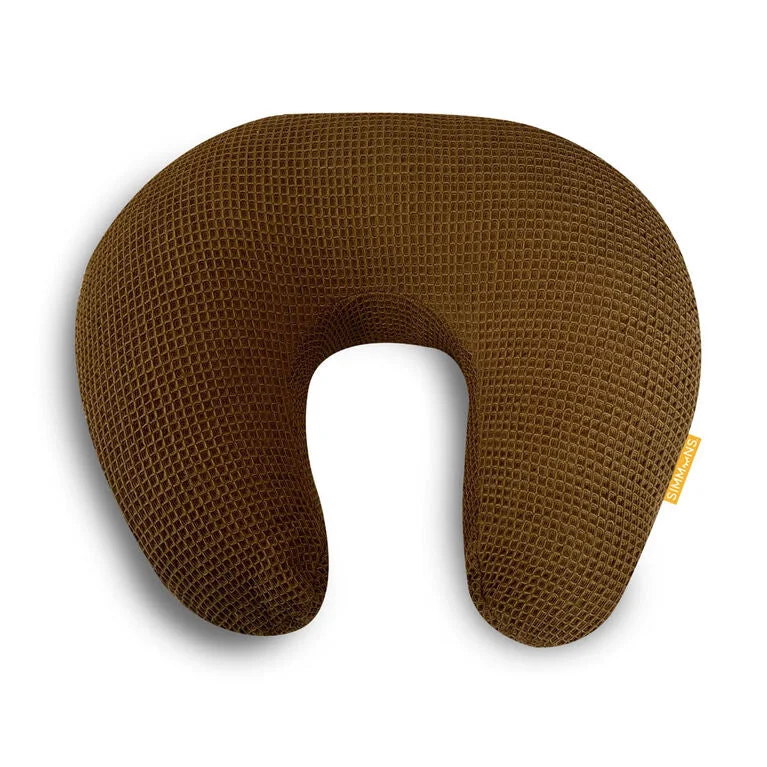Soft and Fluffy Pillows for Bedroom ComfortSimmons Waffle Nursing Pillow - Chocolate