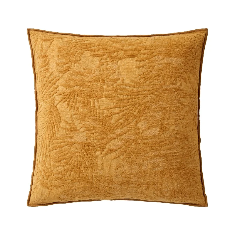 Plush Pillows for a Cozy BedVerone Ocre Decorative Pillow by Iosis