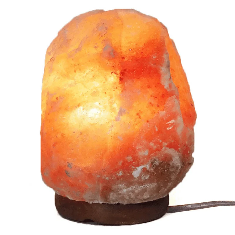 Crystal Salt Lamps for a Sparkling Effect3-5kg Himalayan Salt Lamp on Timber Base