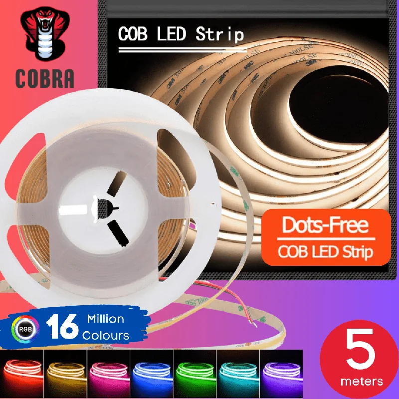 Salt Lamps for Baby Nurseries to Create a Calm Environment5 meter COBRA Pro Spectra 75W Dotless LED Strip Kit - RGB