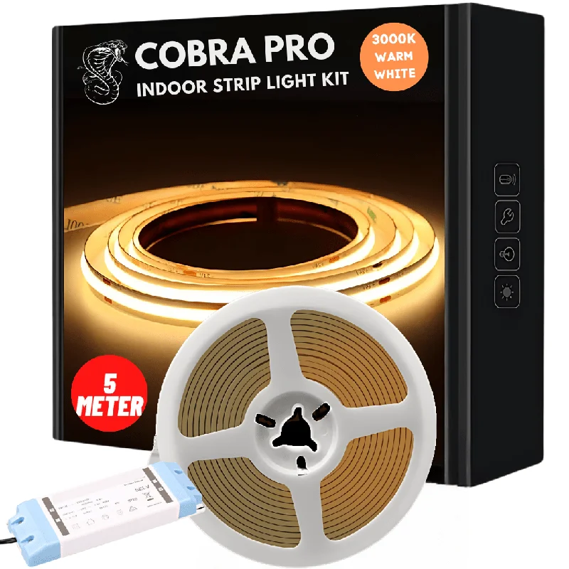 Salt Lamps for Holistic Health and Wellness5 meter COBRA Pro 50W Dotless LED Strip Kit - Warm White