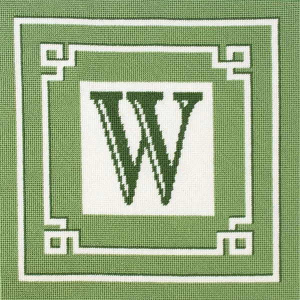 Down Alternative Pillows for Ethical ChoicesGreen Greek Key Pillow Kit