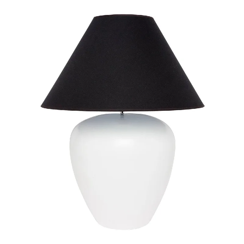 Salt Lamps for Music Rooms to Enhance the VibePicasso Table Lamp - White w Black Shade