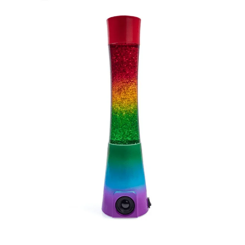 Crystal Salt Lamps for a Sparkling EffectBluetooth Speaker Lava Lamp Rainbow Glitter Motion