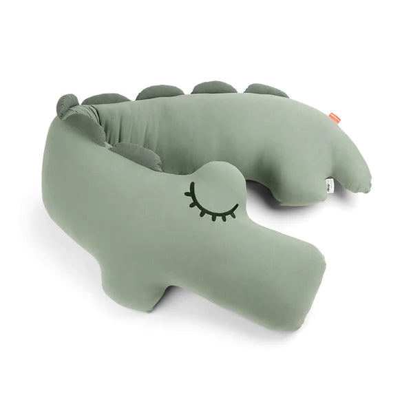 Cooling Pillows for Hot SleepersComfy body pillow Croco Green