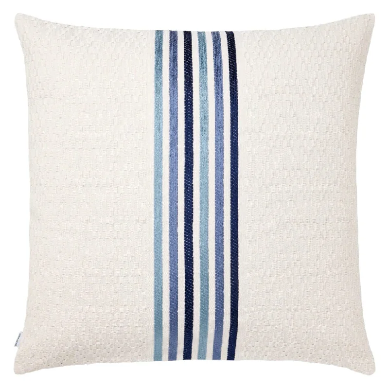 Back Support Pillows for Office ChairsMar White & Blue Striped Pillows by Mode Living Back Support Pillows for Office ChairsMar White & Blue Striped Pillows by Mode Living