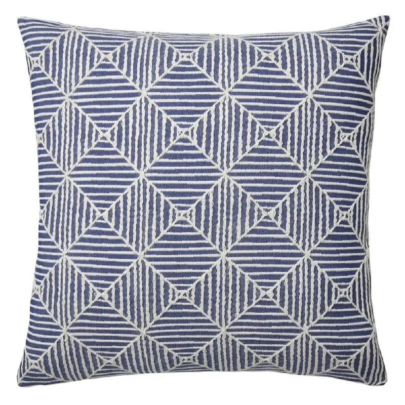 Kids Pillows with Fun DesignsMar Blue & White Decorative Pillow by Mode Living