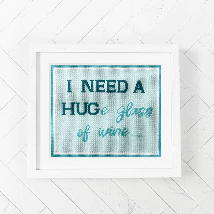 Cotton Pillows for Natural ComfortI Need a HUGe Glass of Wine Kit