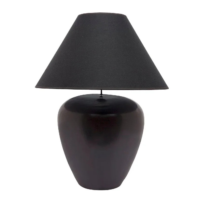 Crystal Salt Lamps for a Sparkling EffectPicasso Table Lamp - Black w Black Shade