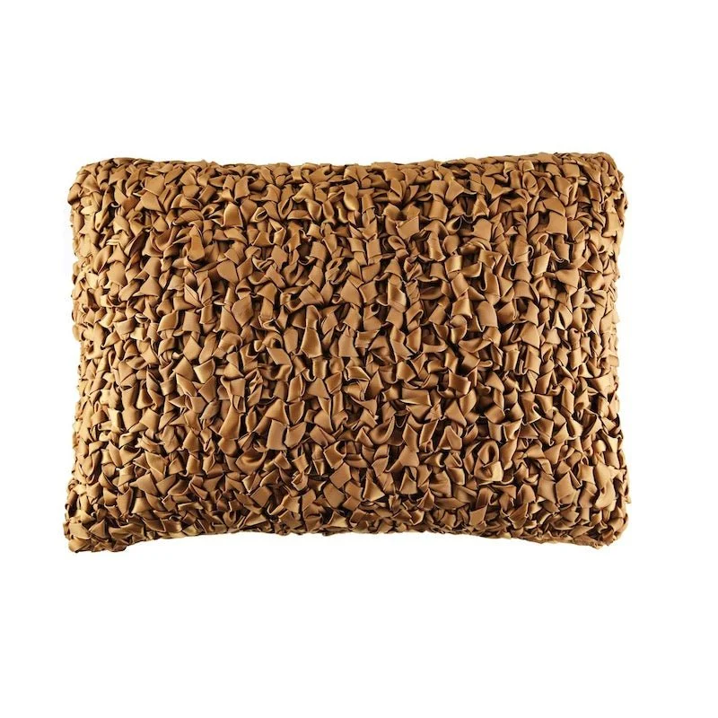Plush Pillows for a Cozy BedTopaz Ribbon Knit Pillows by Ann Gish