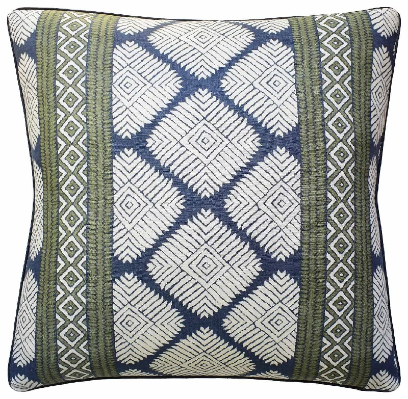 Bolster Pillows for Sofa DecorationAustin Bluestone and Green Decorative Pillow by Ryan Studio