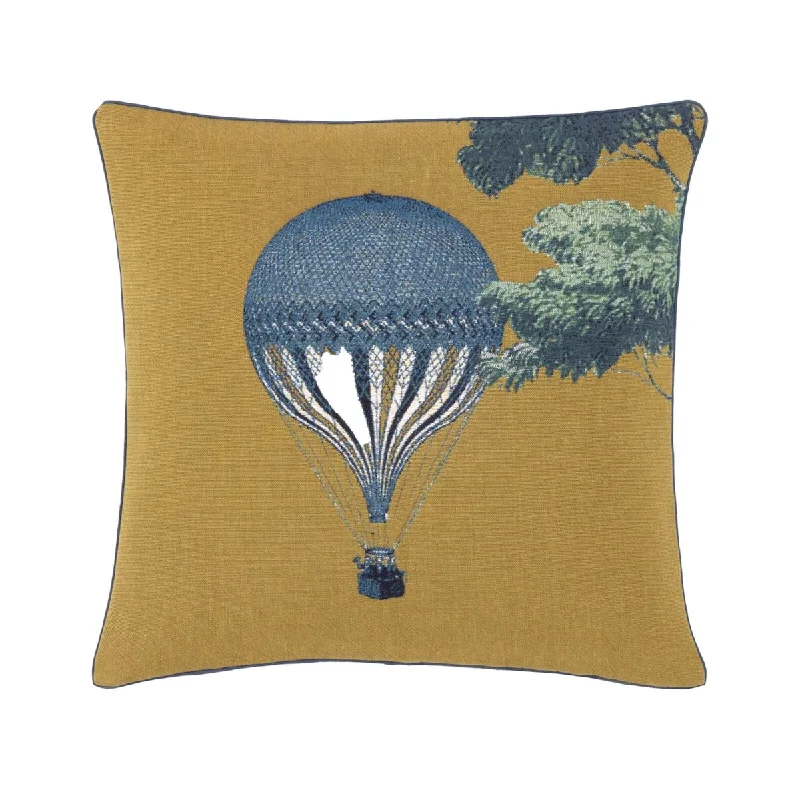 Round Pillows for Boho-Style InteriorsMontgolfier Bronze Decorative Pillow by Yves Delorme Round Pillows for Boho-Style InteriorsMontgolfier Bronze Decorative Pillow by Yves Delorme