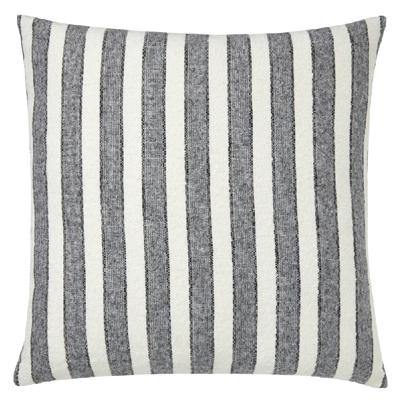 Velvet Pillows for a Touch of EleganceChalet Gray Striped Pillow by Mode Living