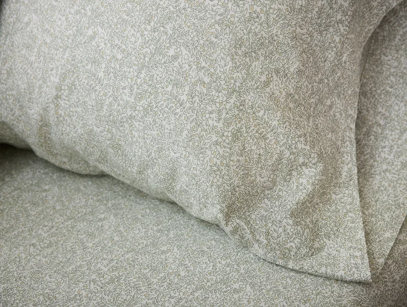 Organic Flannel Sheets for a Natural and Warm SleepOrganic Print Percale Sheets