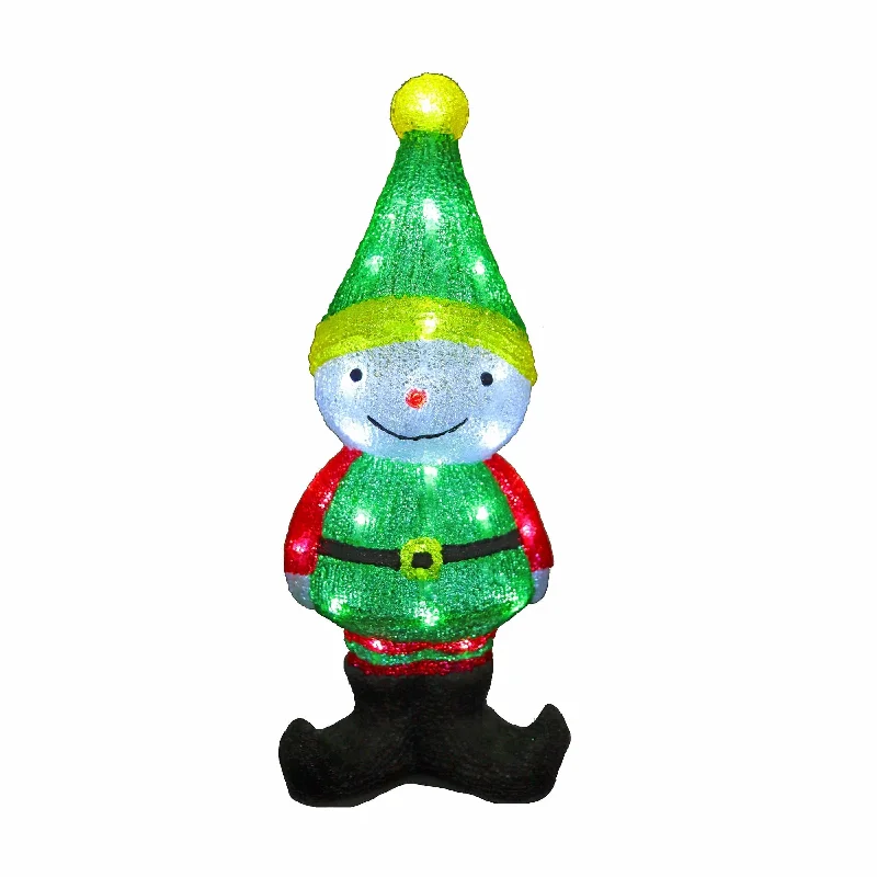 Salt Lamps for Reading Nooks to Create a Relaxing SpaceAcrylic Christmas Elf - H48cm