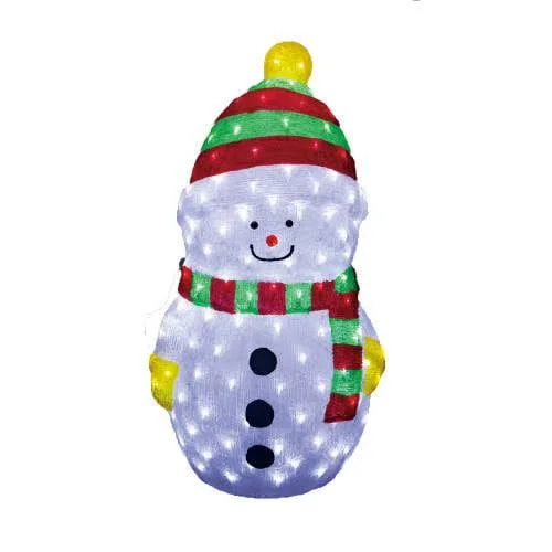 Salt Lamps for Yoga and Meditation SpacesAcrylic LED Snowman - 2 Size - Xmas Outdoor Decoration