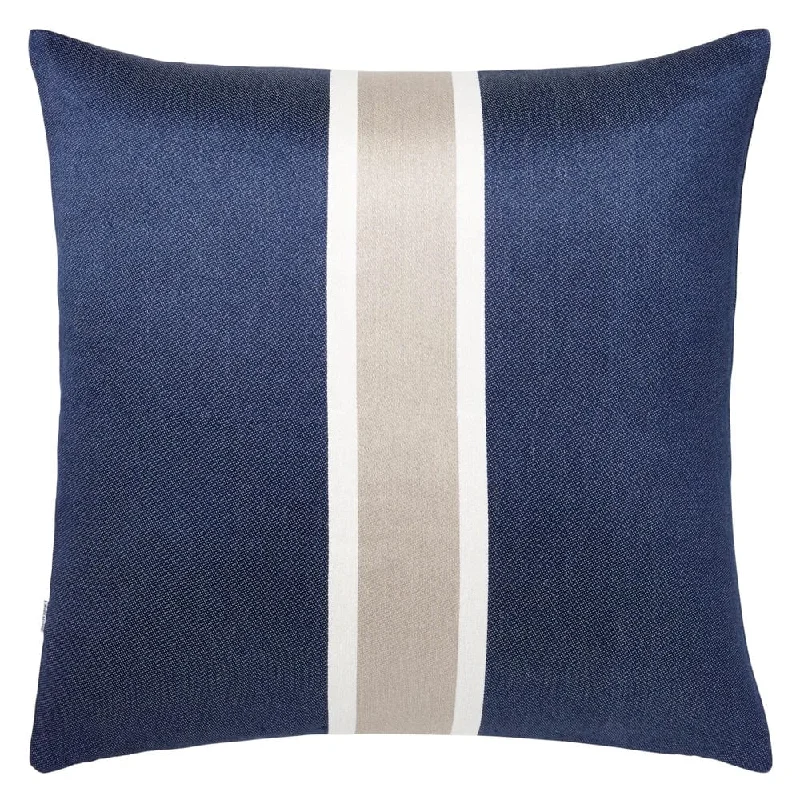 Firm Pillows for Side SleepersMar Blue & Beige Stripe Pillows by Mode Living