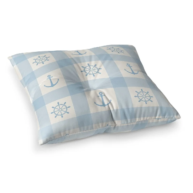 Cooling Pillows for Hot SleepersANCHOR GALORE LIGHT BLUE Floor Pillow By Kavka Designs Cooling Pillows for Hot SleepersANCHOR GALORE LIGHT BLUE Floor Pillow By Kavka Designs