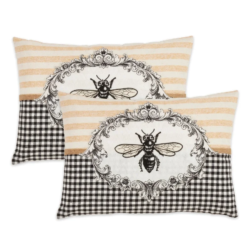 Adjustable Pillows for Customized ComfortBee Print Throw Pillow Cover (Set of 2)