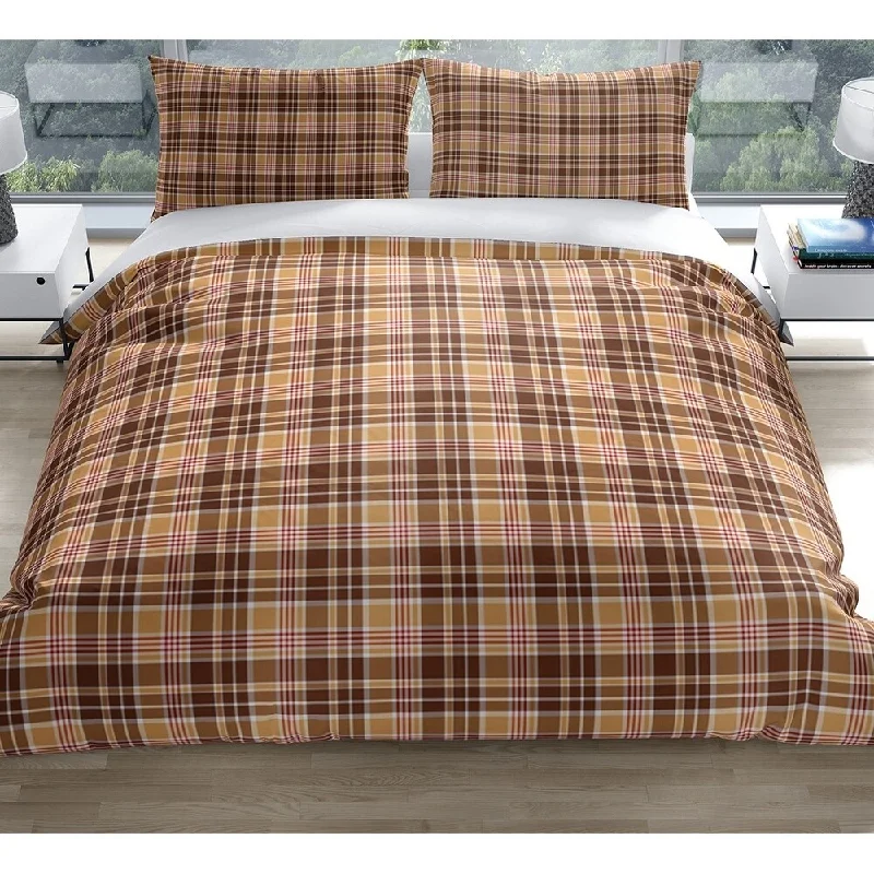 Decorative Pillows for Living Room MakeoverFALL NEUTRAL MENS PLAID Pillow Case By Kavka Designs - N/A
