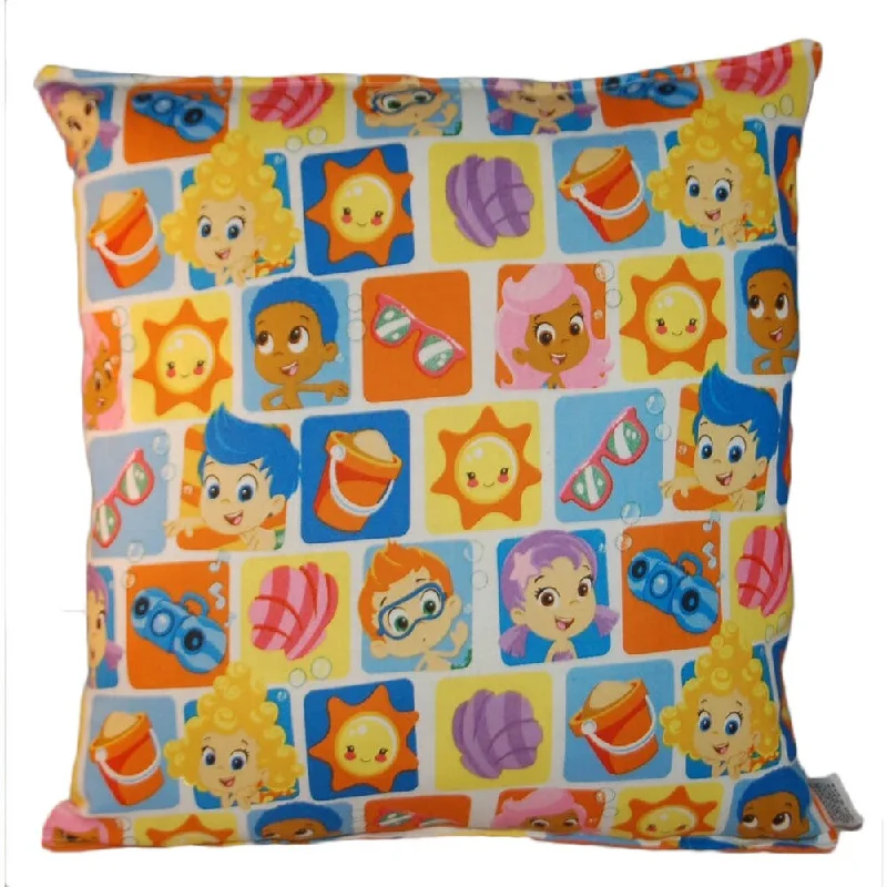 Square Pillows for Modern Home DecorLillowz Bubble Guppies Reversible 14 inch x 14 inch Medium Sized Throw Pillow Square Pillows for Modern Home DecorLillowz Bubble Guppies Reversible 14 inch x 14 inch Medium Sized Throw Pillow