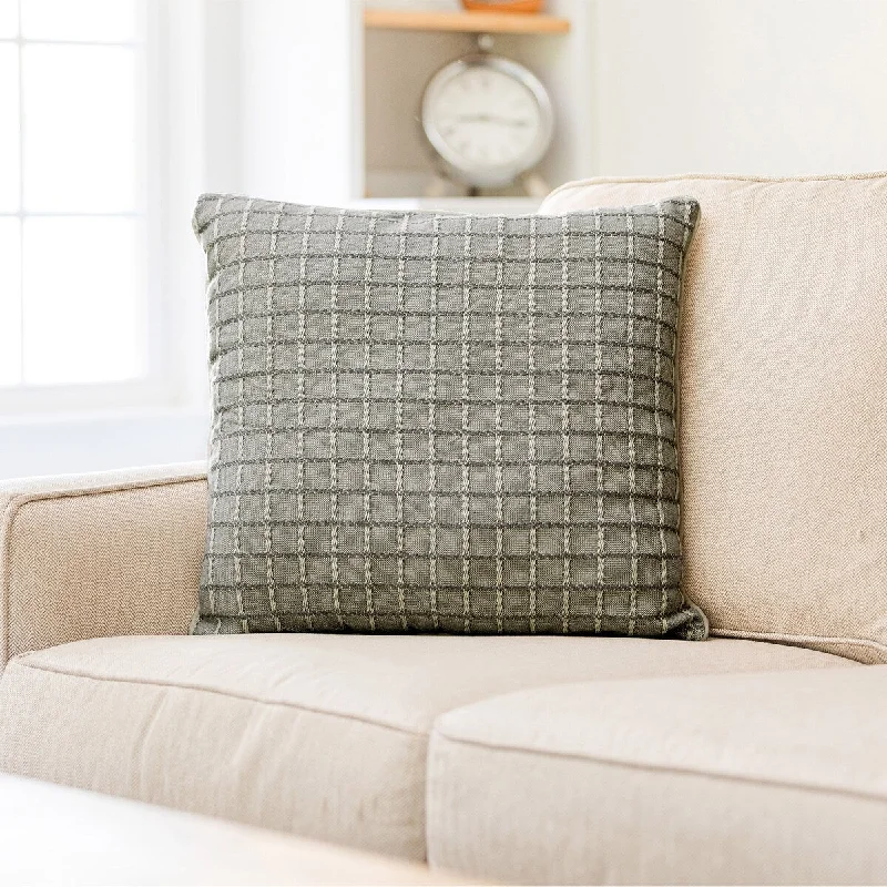 Decorative Pillows for Living Room MakeoverSQUARED UP GREEN Cotton Woven Pillow By Kavka Designs Decorative Pillows for Living Room MakeoverSQUARED UP GREEN Cotton Woven Pillow By Kavka Designs
