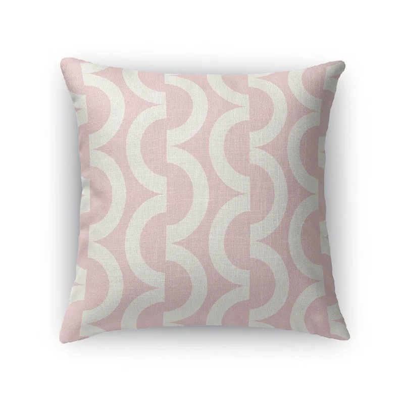 Firm Pillows for Side SleepersGEOWAVES PINK REVERSE Accent Pillow By Kavka Designs