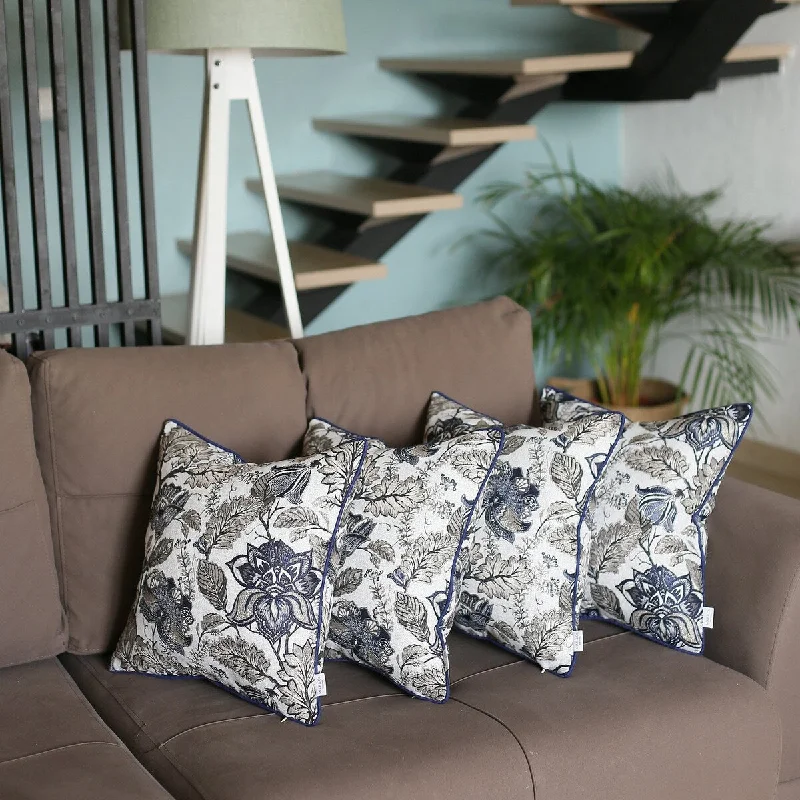 Kids Pillows with Fun DesignsSet of 4 17" Jacquard Weaver Throw Pillow Cover in Blue Kids Pillows with Fun DesignsSet of 4 17" Jacquard Weaver Throw Pillow Cover in Blue