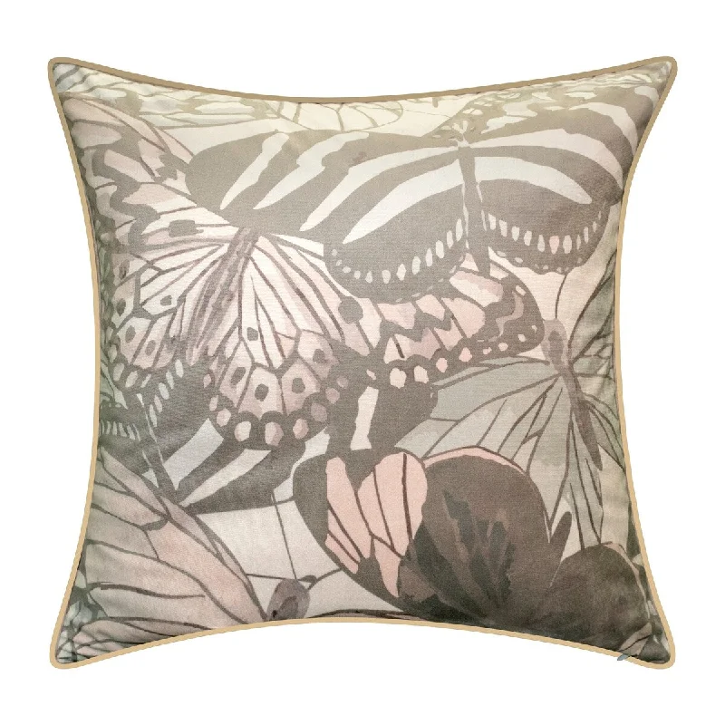 Down Alternative Pillows for Ethical ChoicesEdie At Home Velvet Bold Butterfly Decorative Throw Pillow Down Alternative Pillows for Ethical ChoicesEdie At Home Velvet Bold Butterfly Decorative Throw Pillow