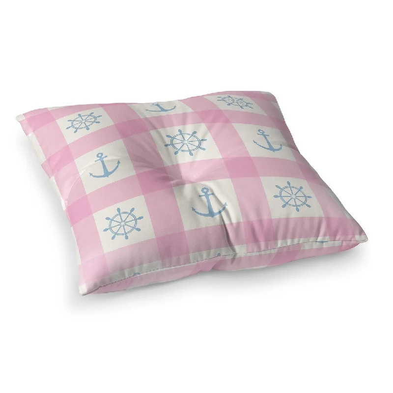 Silk Pillows for Smooth Skin and HairANCHOR GALORE PINK AND LIGHT BLUE Floor Pillow By Kavka Designs Silk Pillows for Smooth Skin and HairANCHOR GALORE PINK AND LIGHT BLUE Floor Pillow By Kavka Designs