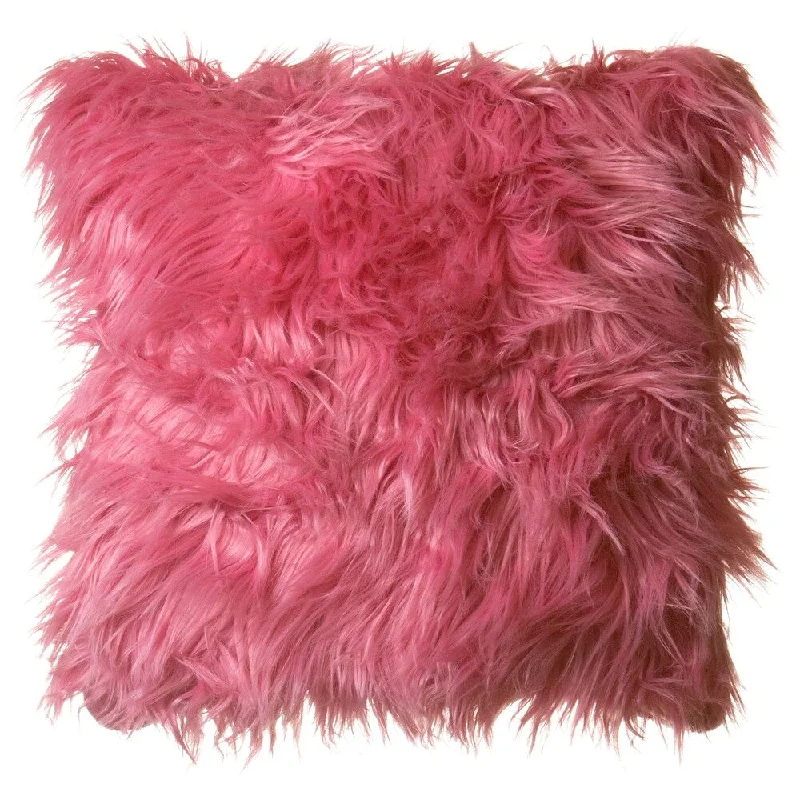 Cooling Pillows for Hot SleepersFaux Fur Throw Pillow 18"x18" (Cover Only), Mongolian Long Hair Watermelon Cooling Pillows for Hot SleepersFaux Fur Throw Pillow 18"x18" (Cover Only), Mongolian Long Hair Watermelon