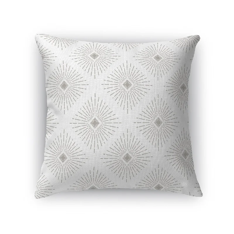 Orthopedic Pillows for Back Pain ReliefGEOMETRIC BURST HEATHER GRAY Accent Pillow By Kavka Designs Orthopedic Pillows for Back Pain ReliefGEOMETRIC BURST HEATHER GRAY Accent Pillow By Kavka Designs