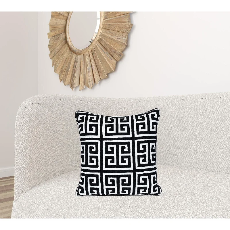 Adjustable Pillows for Customized ComfortHomeRoots 18" X 18" Black 100% Cotton Interlocking Zippered Pillow Adjustable Pillows for Customized ComfortHomeRoots 18" X 18" Black 100% Cotton Interlocking Zippered Pillow