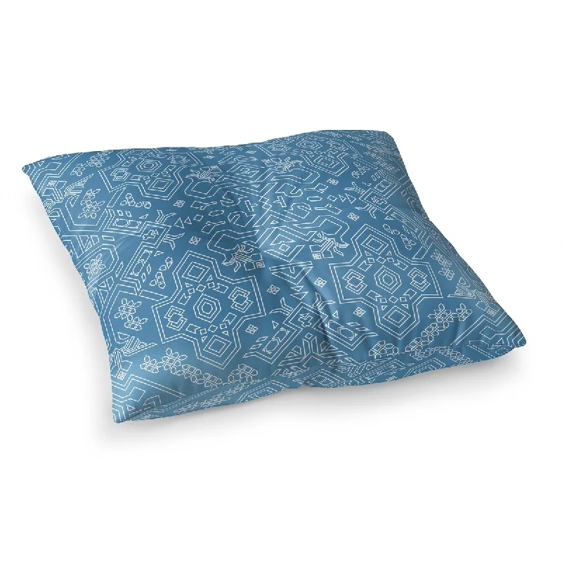Hypoallergenic Pillows for Allergy SufferersMAMLUK BLUE Floor Pillow By Kavka Designs