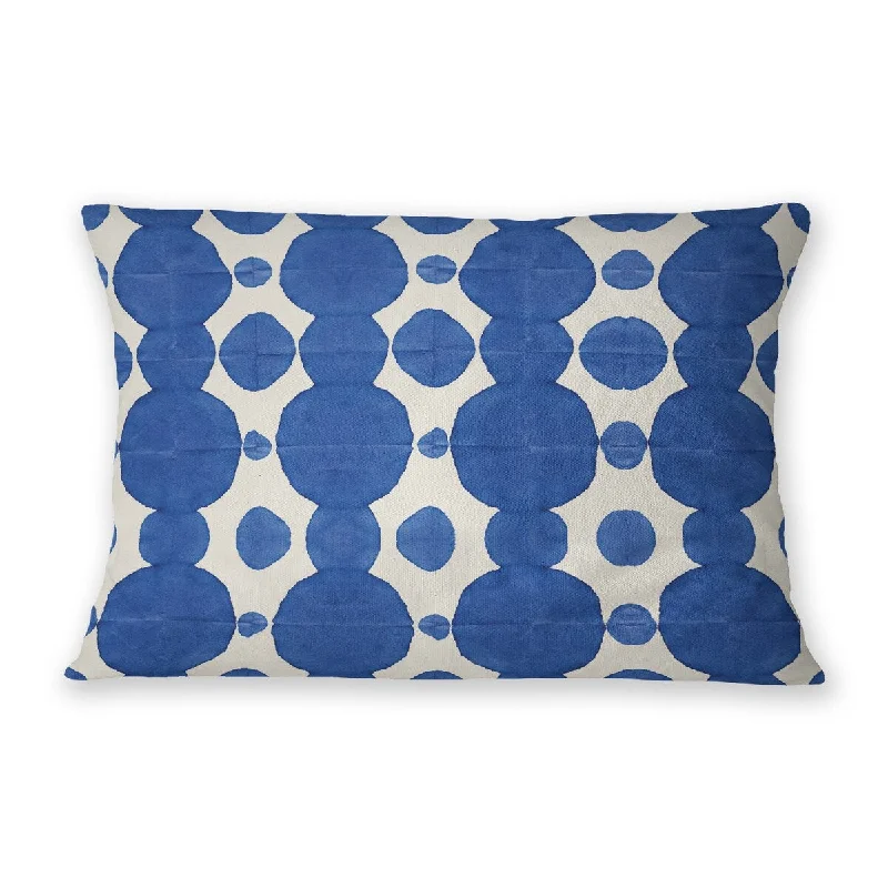 Bolster Pillows for Sofa DecorationAQUARELLE BUBBLE Lumbar Pillow By Nancy Green